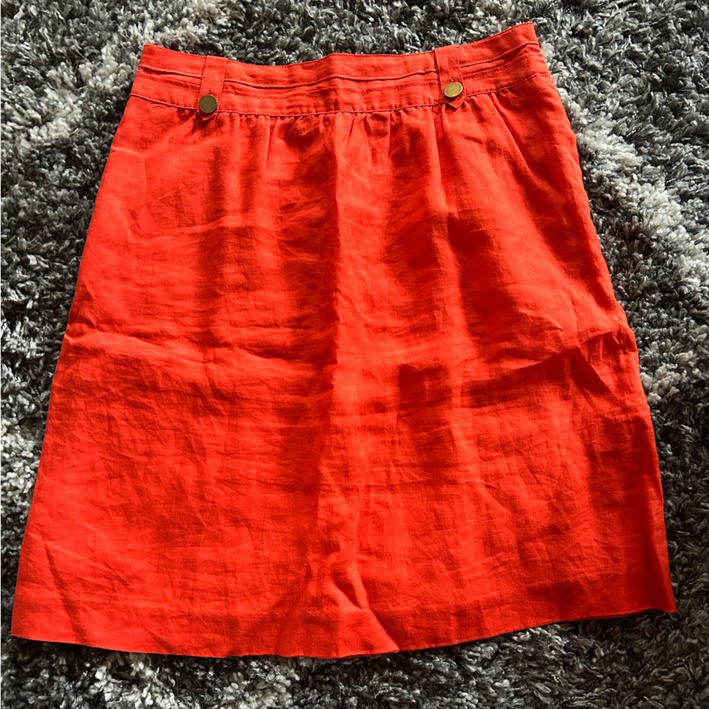 Tory Burch Fiery Red Skirt